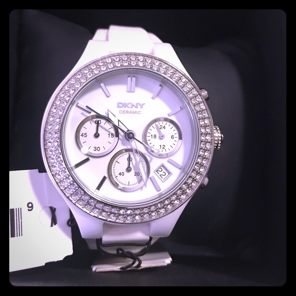 DKNY Chronograph Watch (Ceramic)